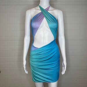 Tiger Mist Lillee Mermaid Gradient Cutout Mini Dress (NWT)